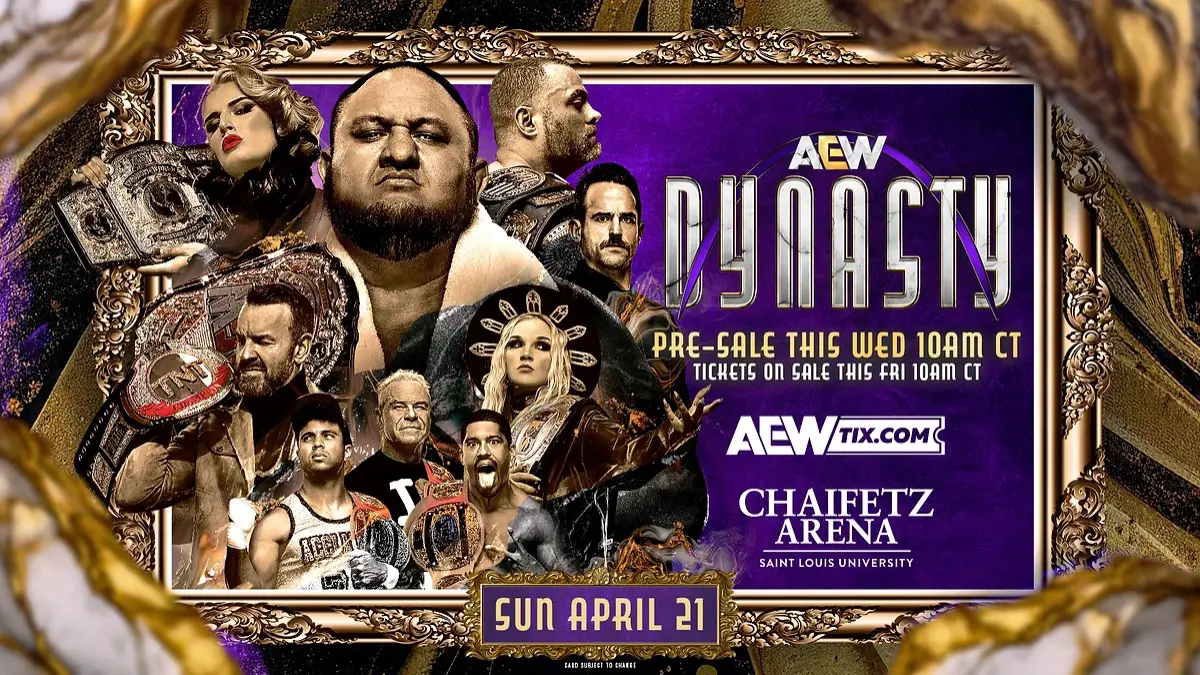 SPOILER Major Match Set For AEW Dynasty During Collision Cultaholic